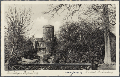 130672 Gezicht op het kasteel Sterkenburg (Langbroekerdijk 10) te Driebergen-Rijsenburg.
